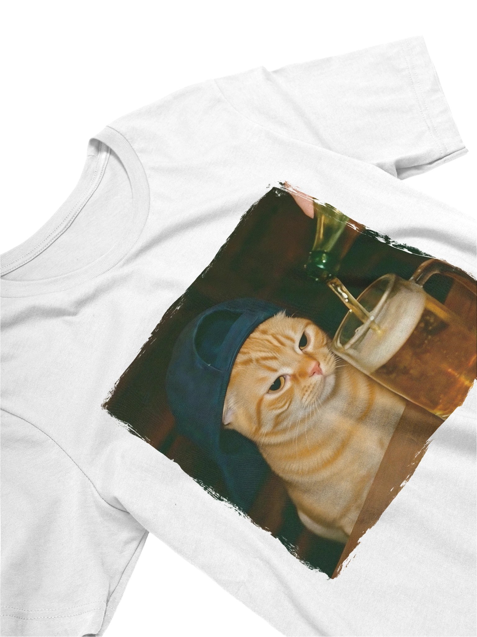 Funny Drunk sad Cat T-shirt product image (2)
