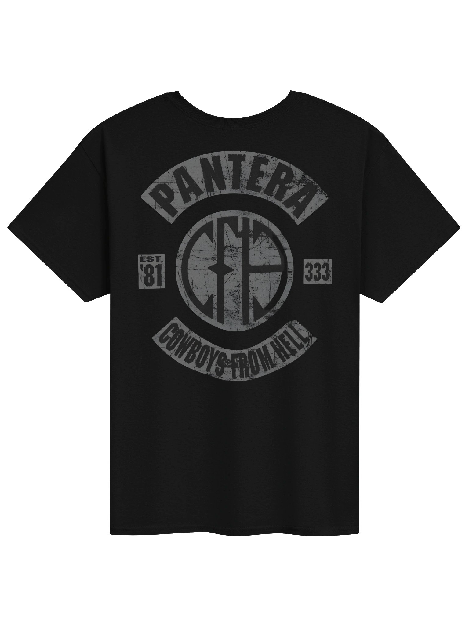 Pantera Cowboys From Hell Patch Look T-Shirt product image (2)