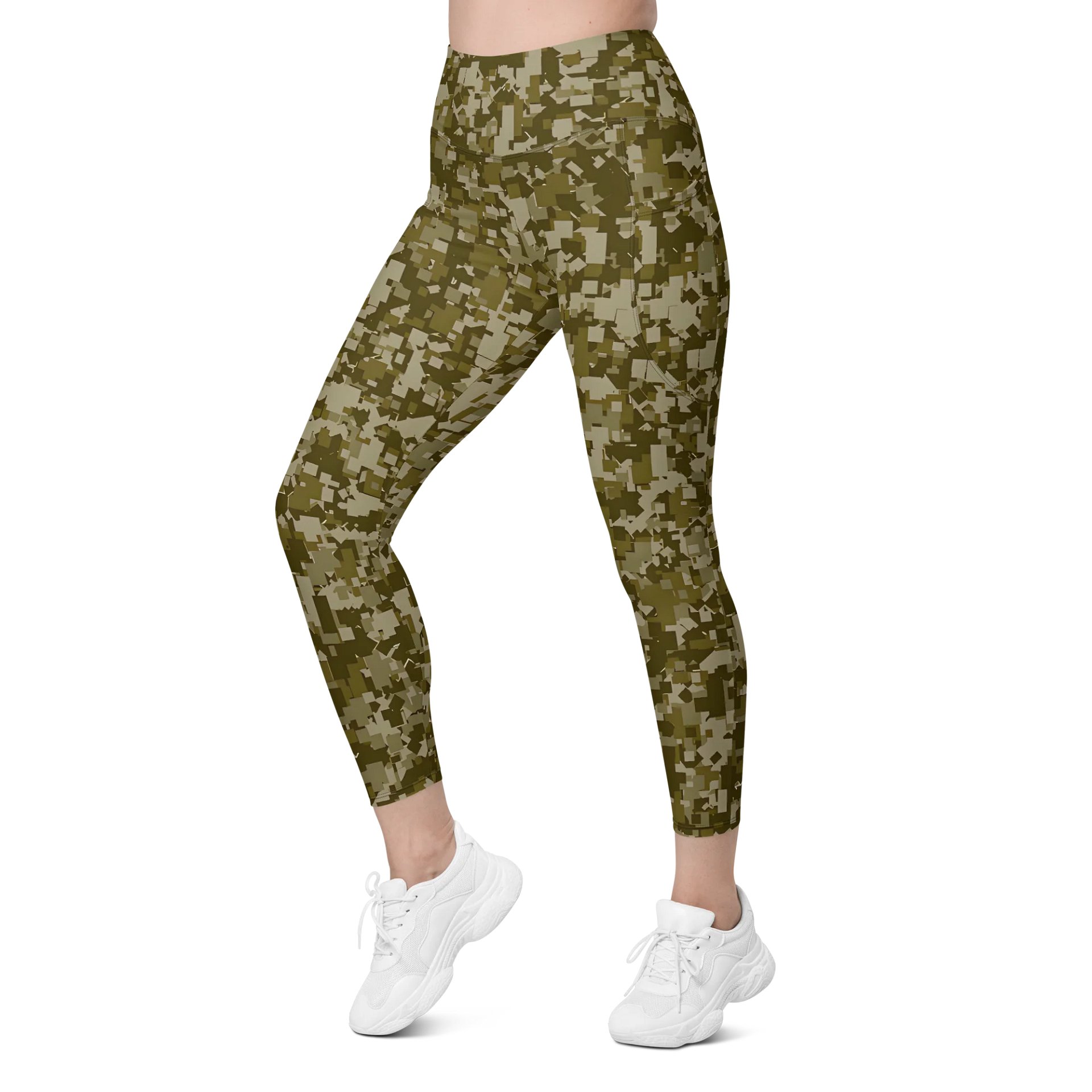 WhamBlam Camo All-Over Leggings with Pockets product image (4)