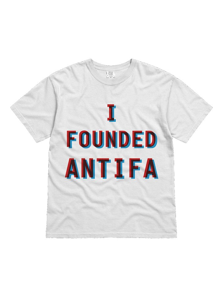 I FOUNDED ANTIFA Red Blue Shirt product image (1)