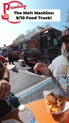 St. Pete Com Con stop at The Melt Machine! 9/10 for the Philly cheese melt from a food truck. Absolutely tasty and highly rec...