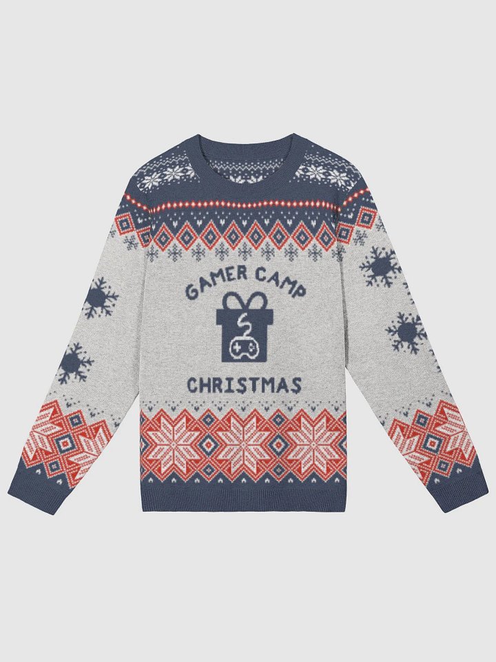 Gamer Camp Christmas Sweater (Blue) product image (3)