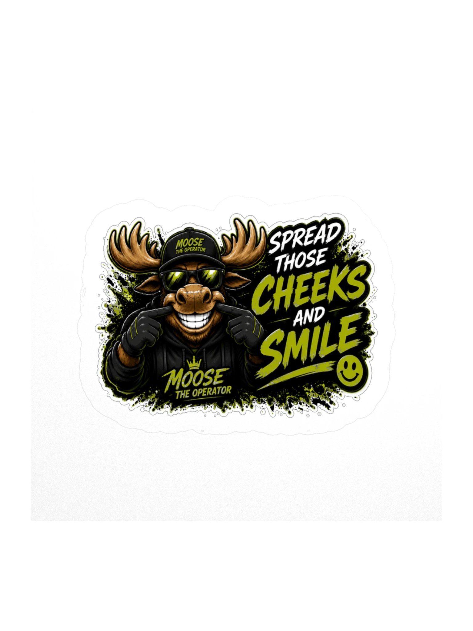 Moose Splatter Sticker product image (1)