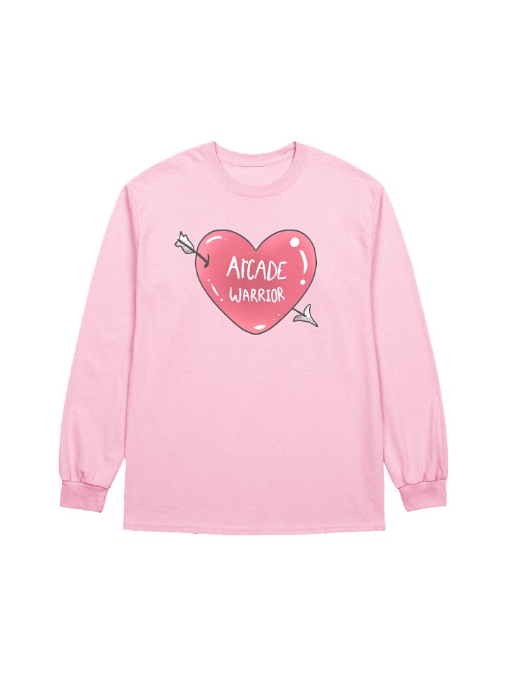 Arcade Warrior Valentine's Heart Long Sleeve Shirt product image (7)