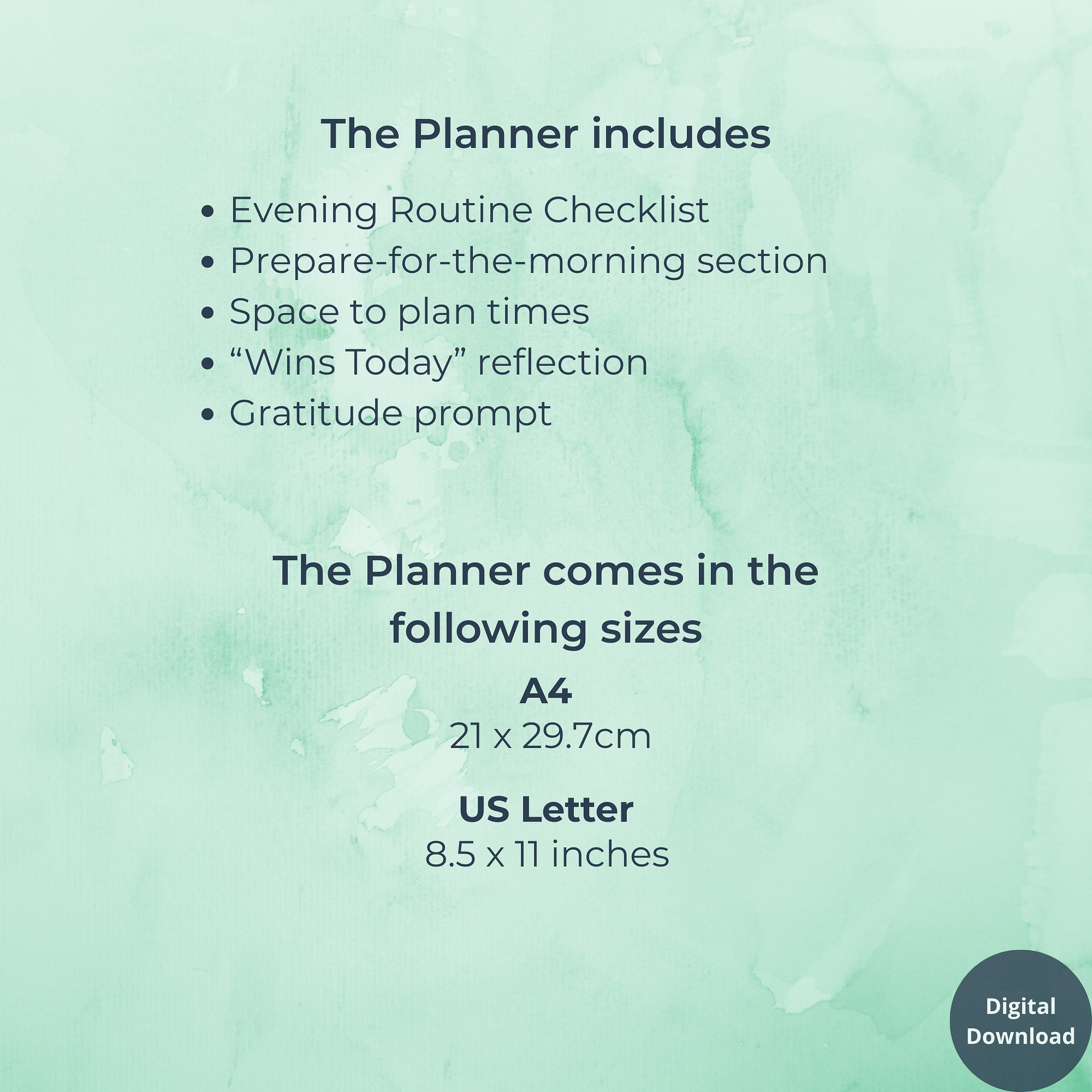 Evening Routine Planner product image (5)