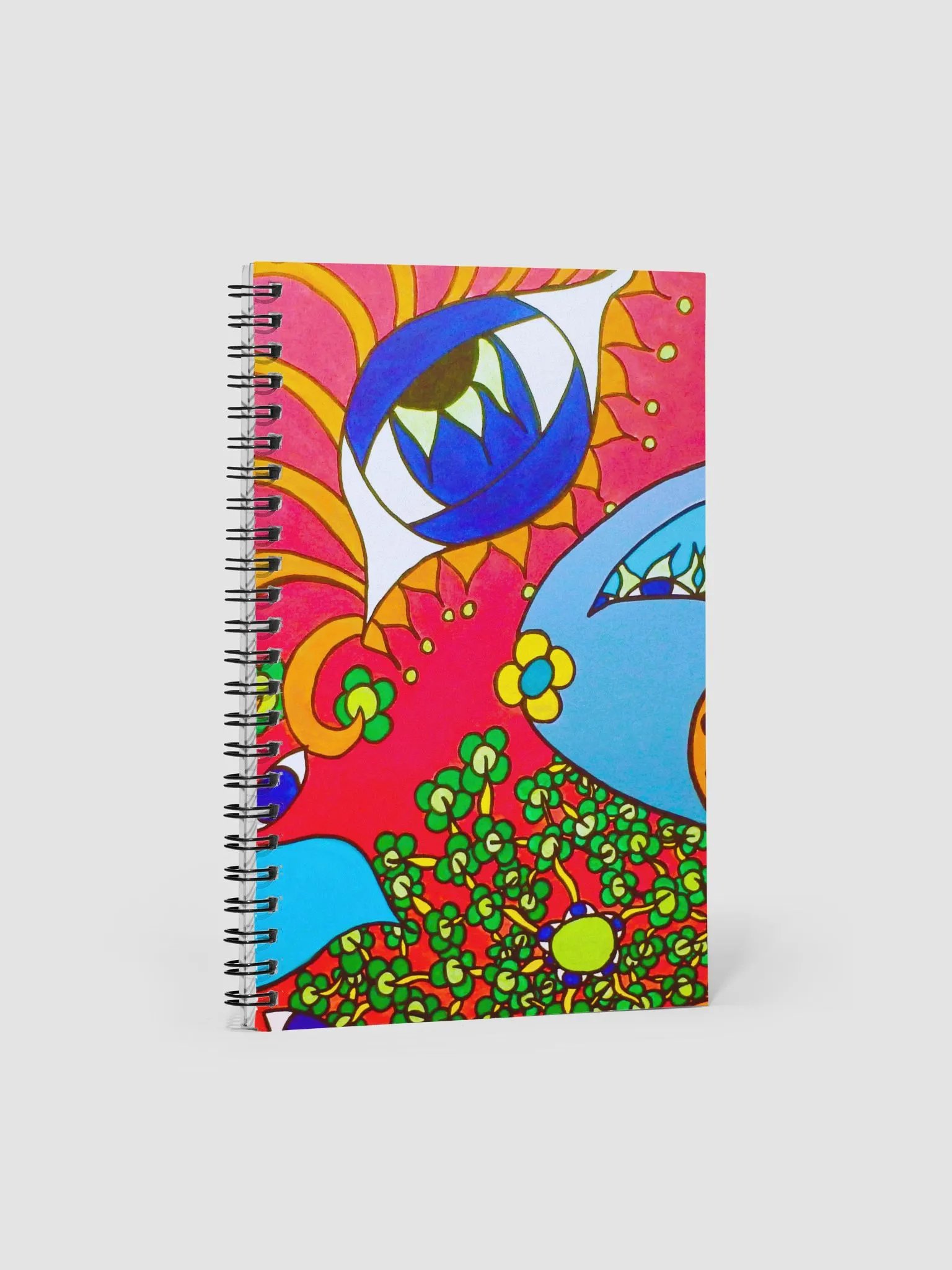 Vibrant Blossom Spiral Notebook product image (2)