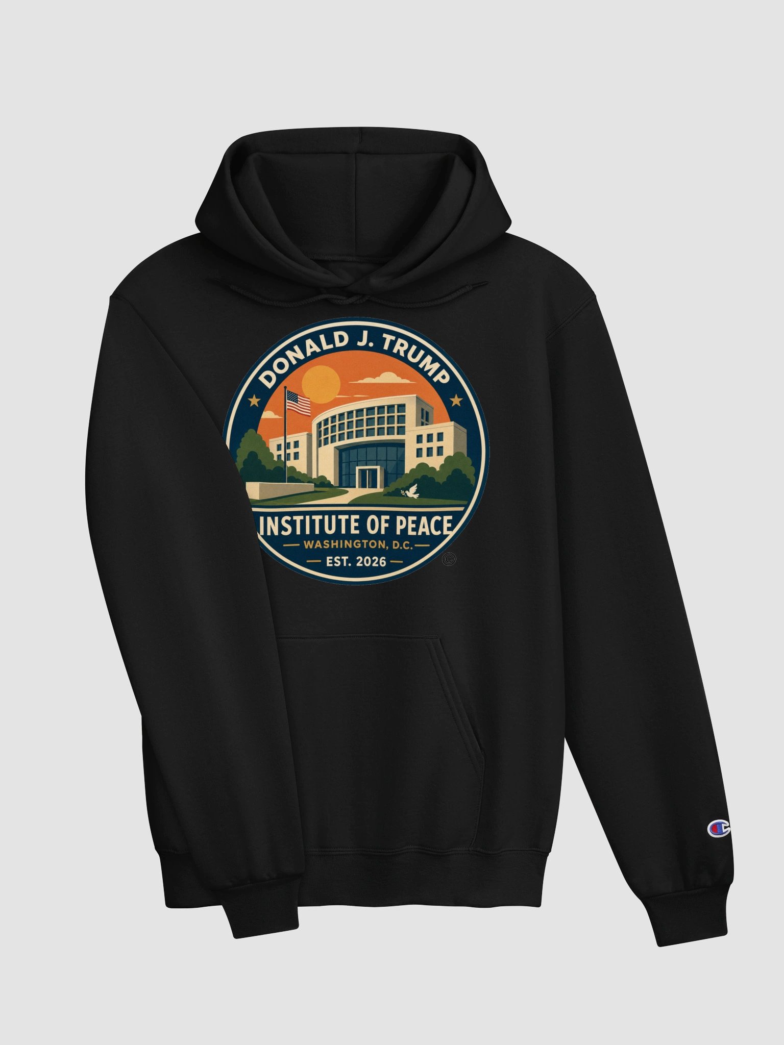 Champion Unisex Hoodie - Donald J. Trump Institute of Peace™ product image (3)