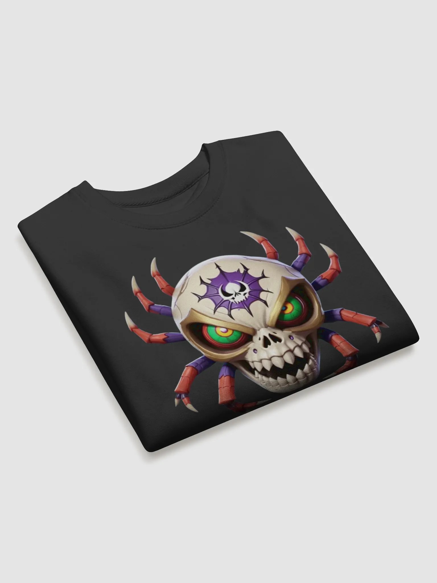 ArachnoSkull Cotton Sweatshirt product image (3)