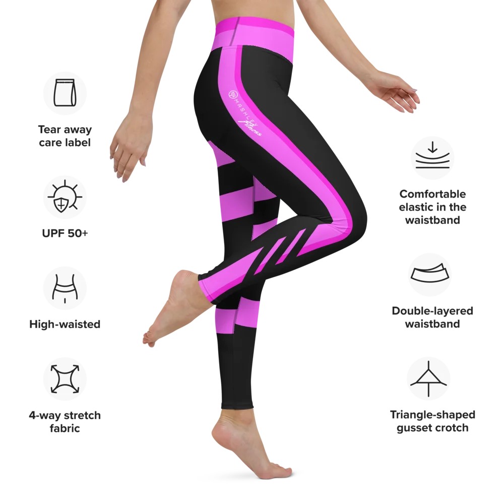 Smashley Fitness - Fitness Pink Yoga Leggings product image (6)