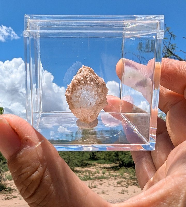 Crystal Clear Pink Selenite Mineral Specimen product image (1)