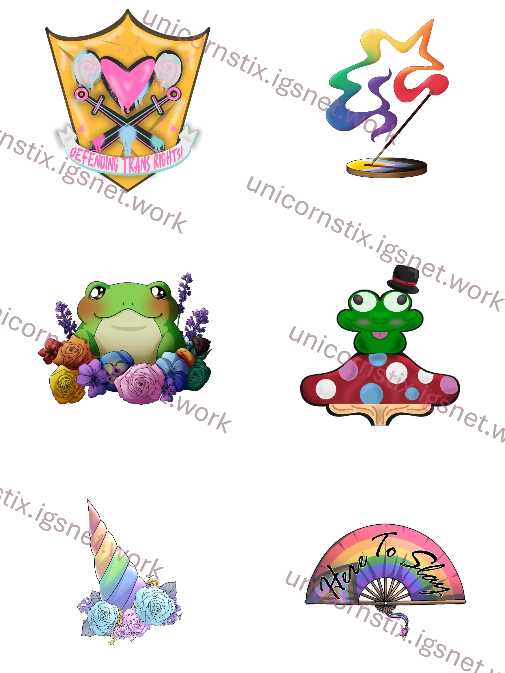 Print Your Own Pride 2026 Sticker Sheet product image (1)
