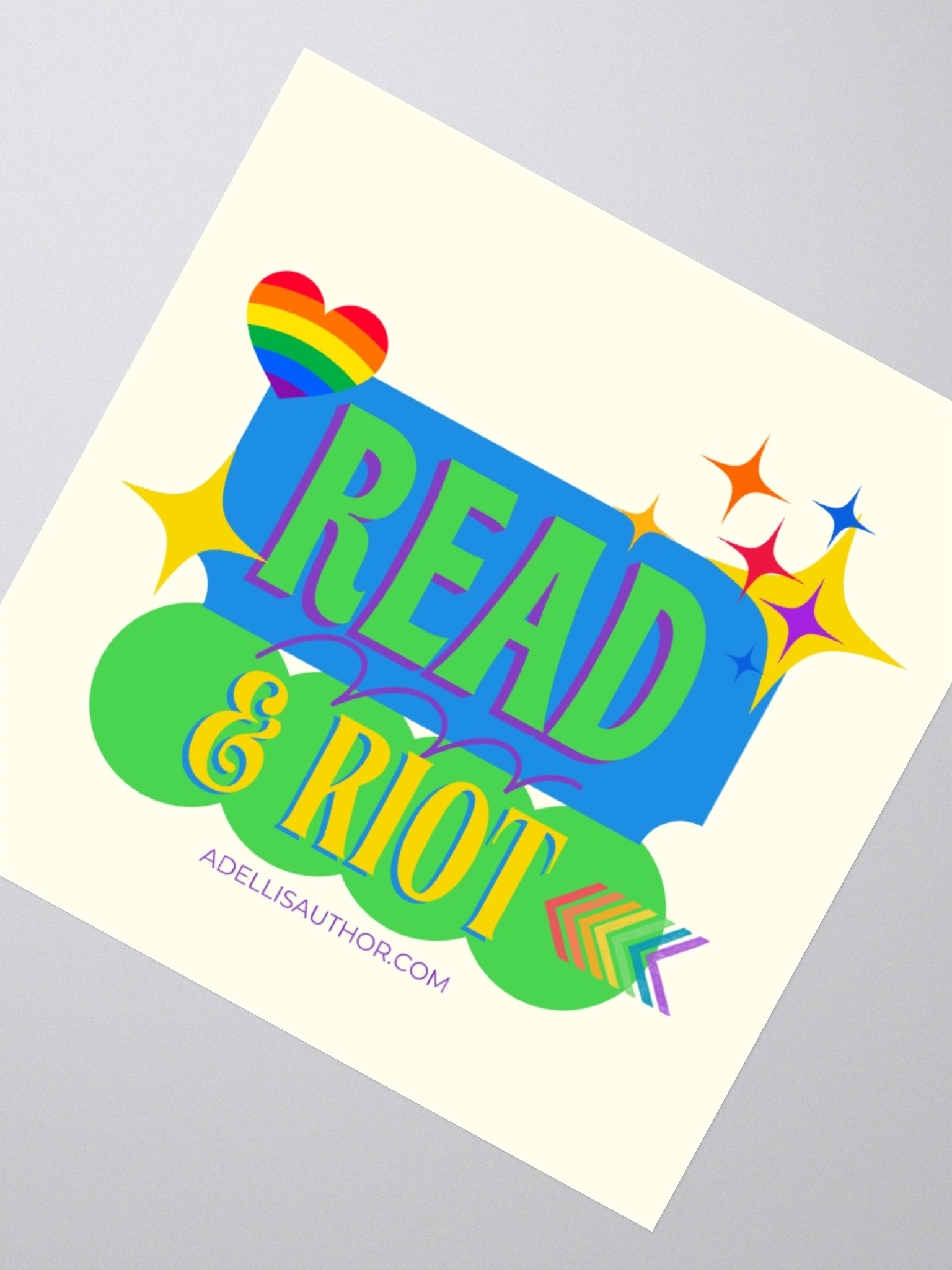 Read & Riot Pride Sticker product image (2)
