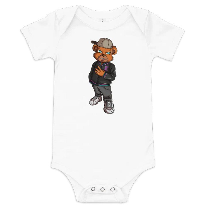 Standing Bear Bella+Canvas Baby Short Sleeve One Piece product image (1)