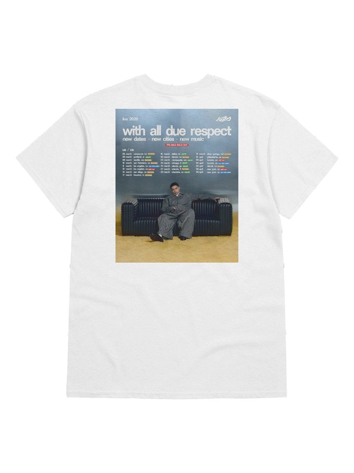 KWN We All Due Respect Tour Tshirt product image (16)