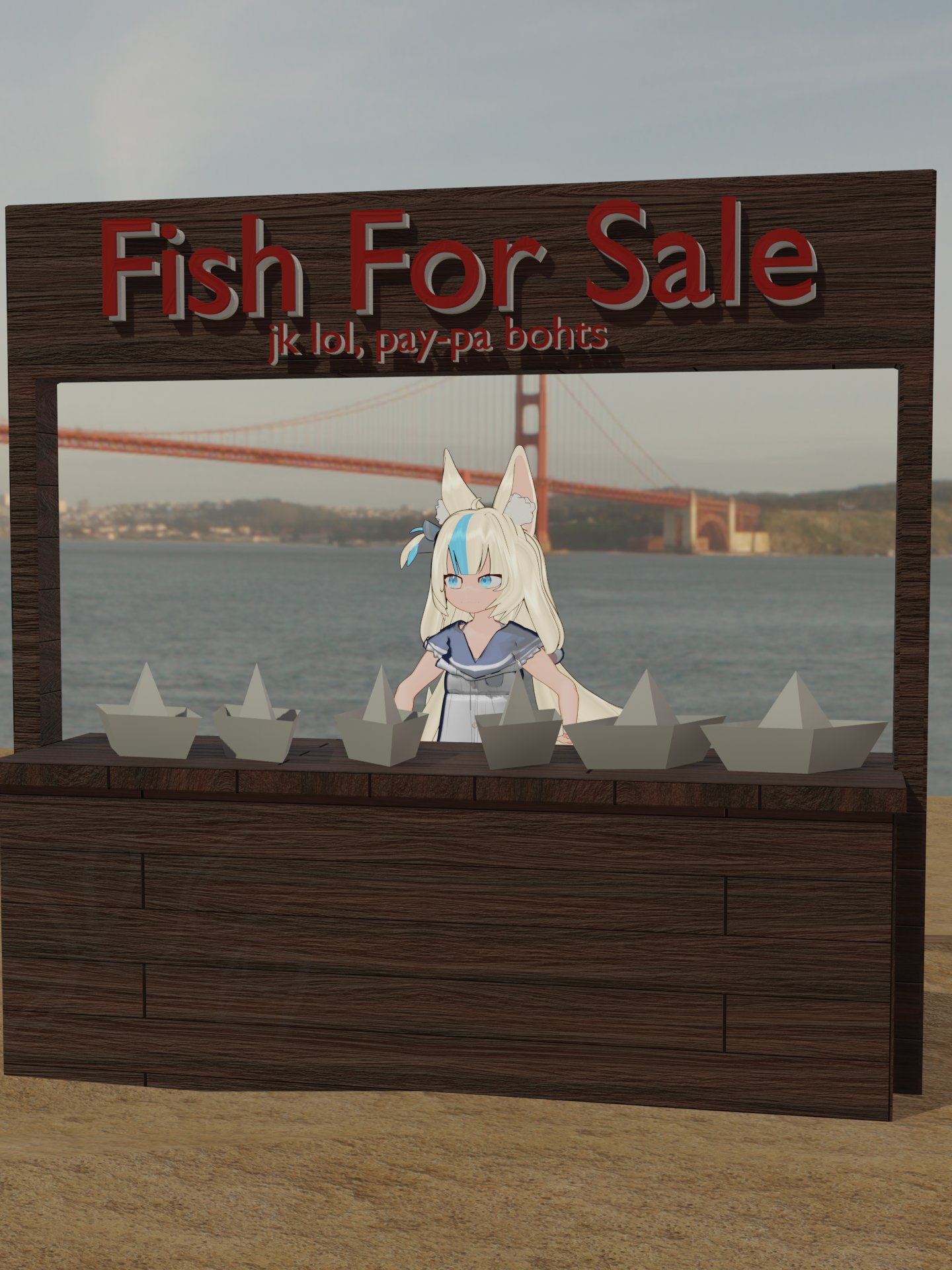 Sameko Saba Rigged 3D model (V0.0.1) product image (1)