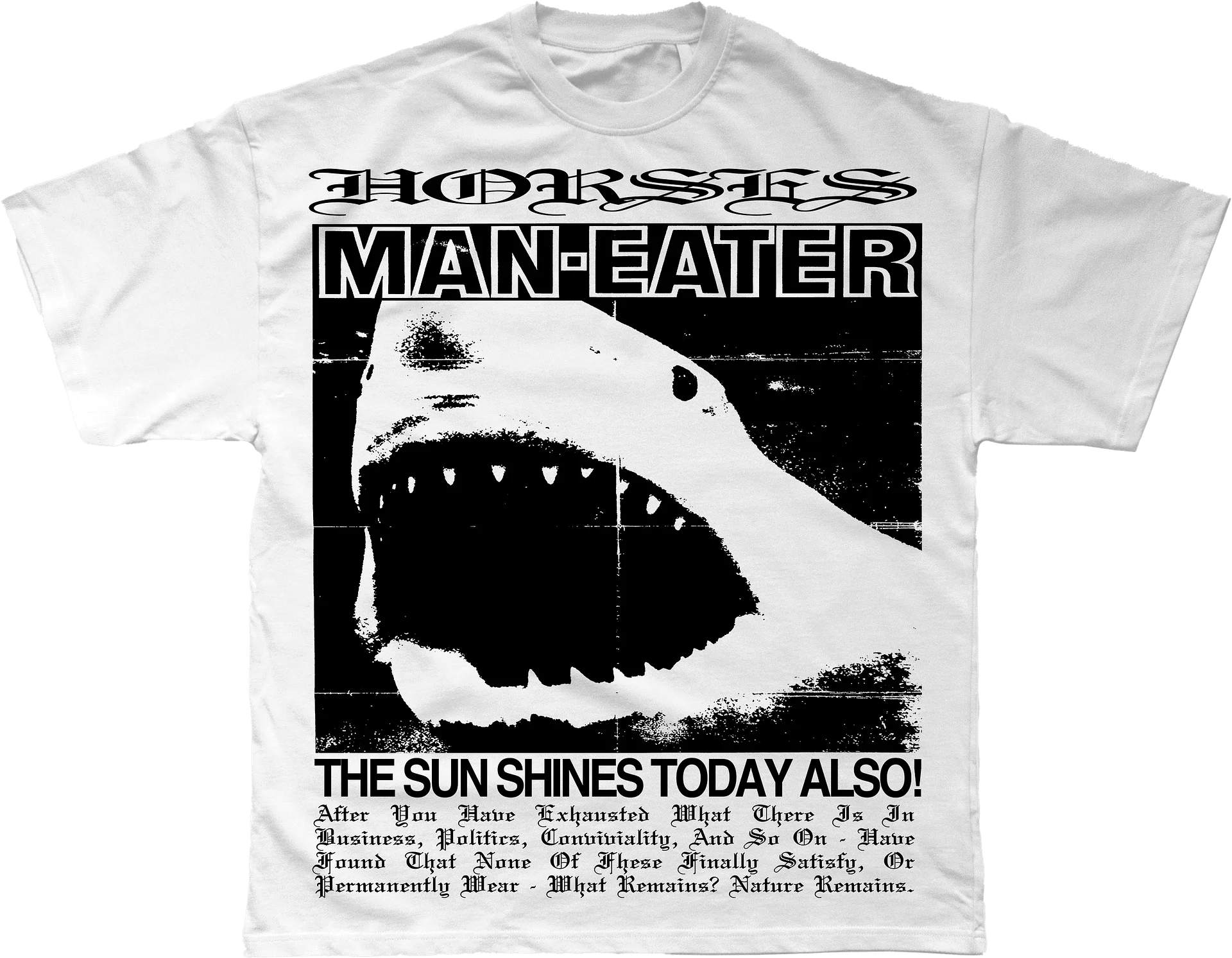 Shark Shirt (White) product image (1)