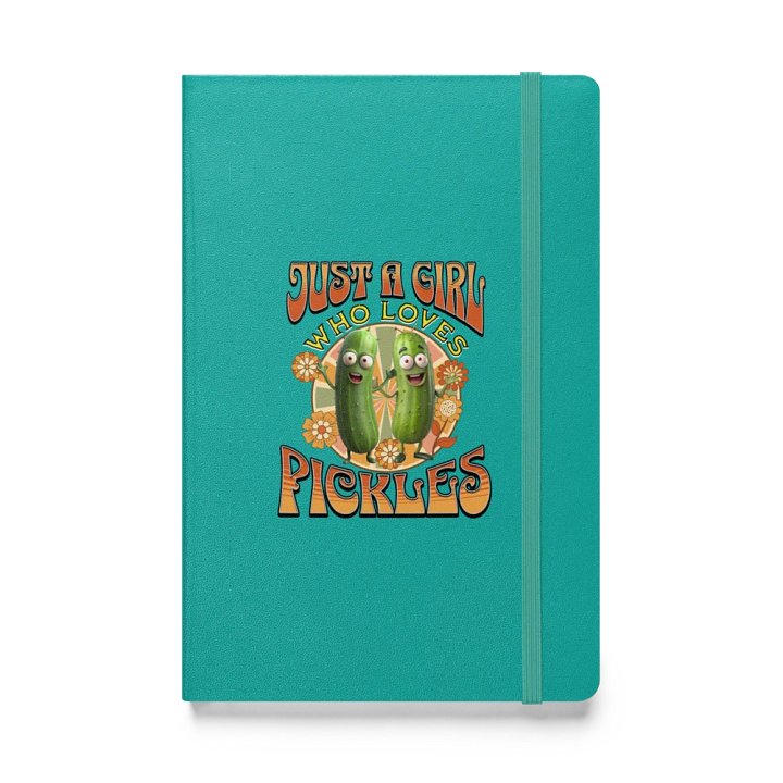 Just A Girl Who Loves Pickles Thoughts Hardcover Journal product image (1)