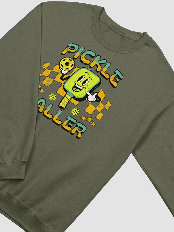 Pickle Baller Pickleball Fun Crewneck Sweatshirt product image (2)