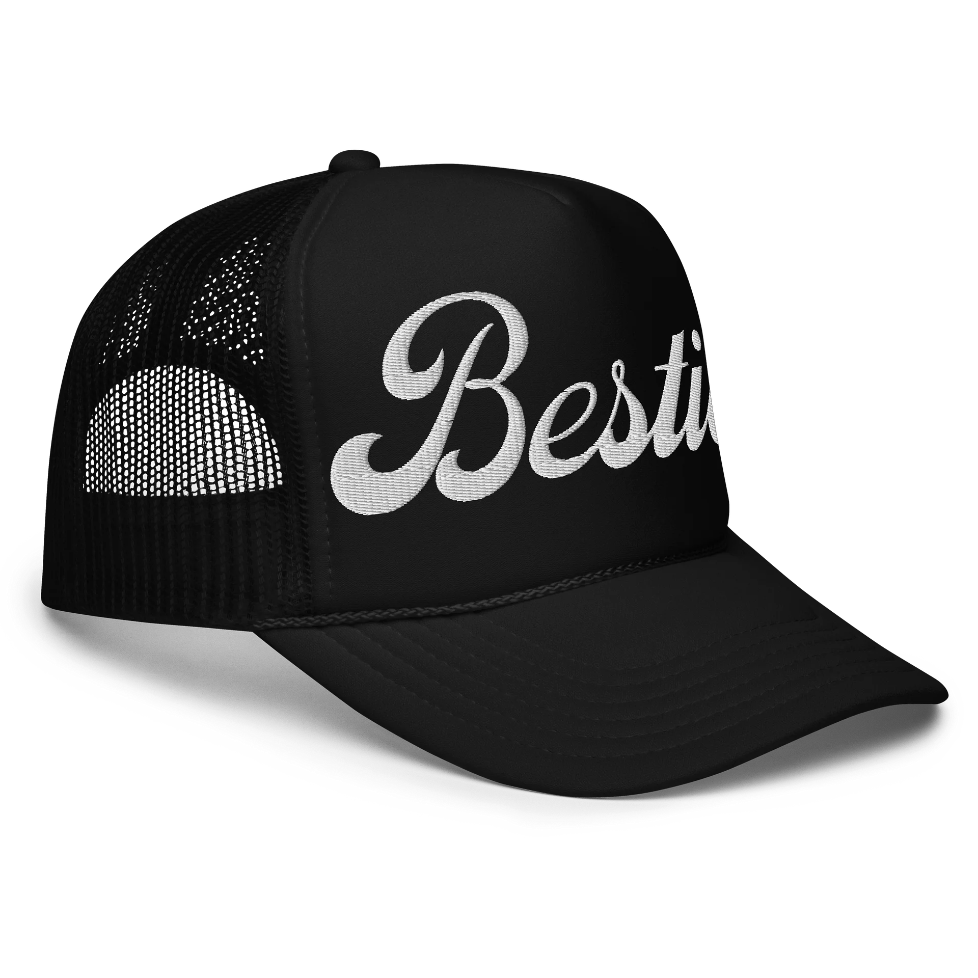 Embroidered Besties Script Foam Trucker product image (3)