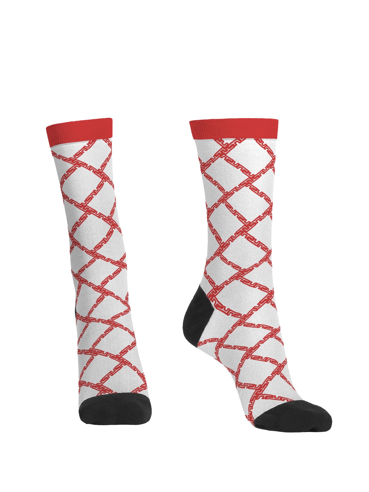 CHAINLINK Socks - White/Red (Cornerman Edition) product image (2)