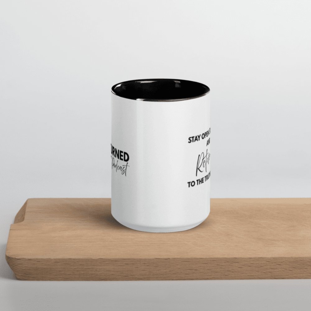 The Returned Official Podcast Mug | NDEs, Awakening & Beyond | 15oz Two-Tone Ceramic product image (3)