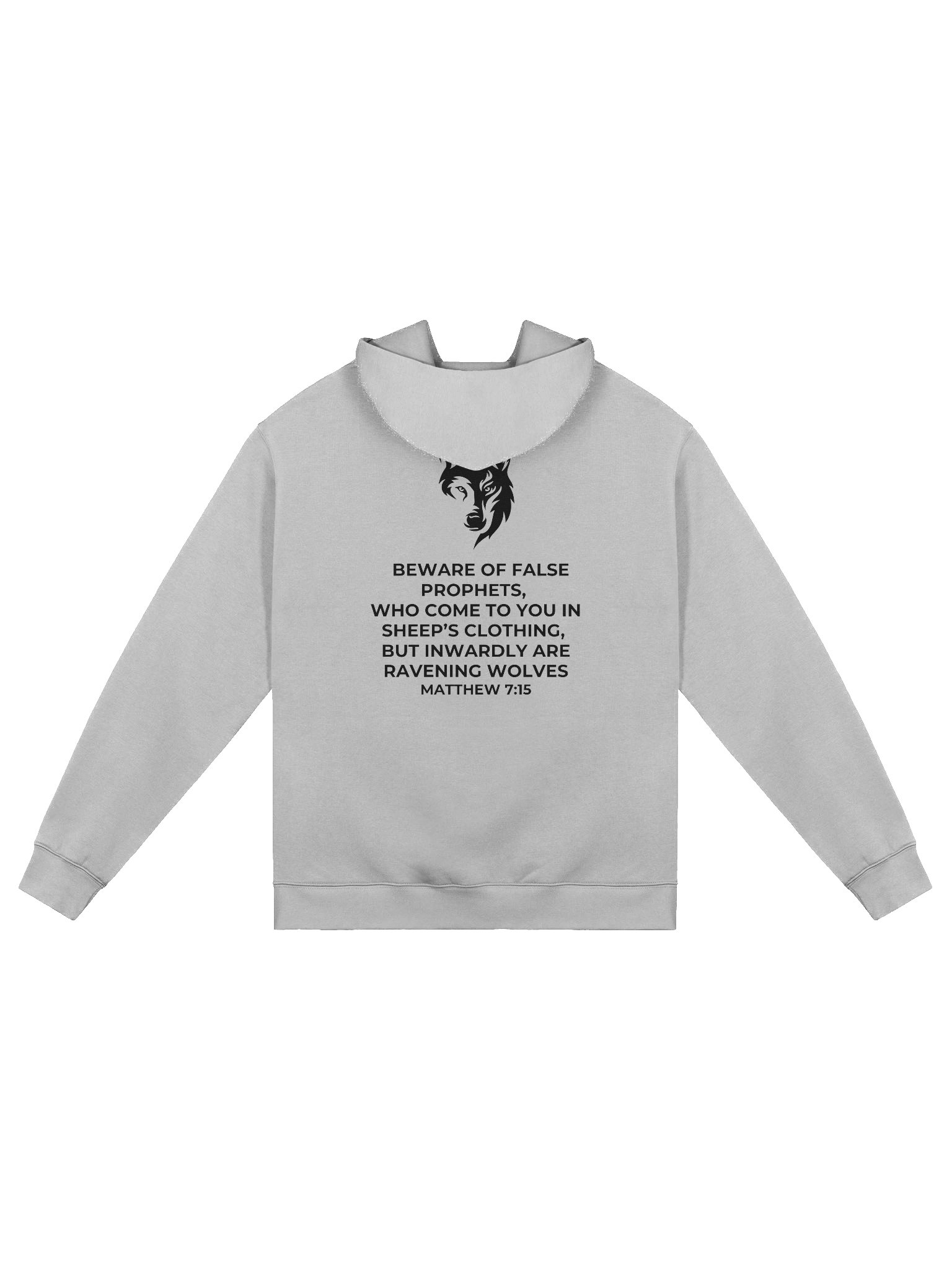 Matthew 7:15 Eclipse Oversized Hoodie [Dark] product image (3)