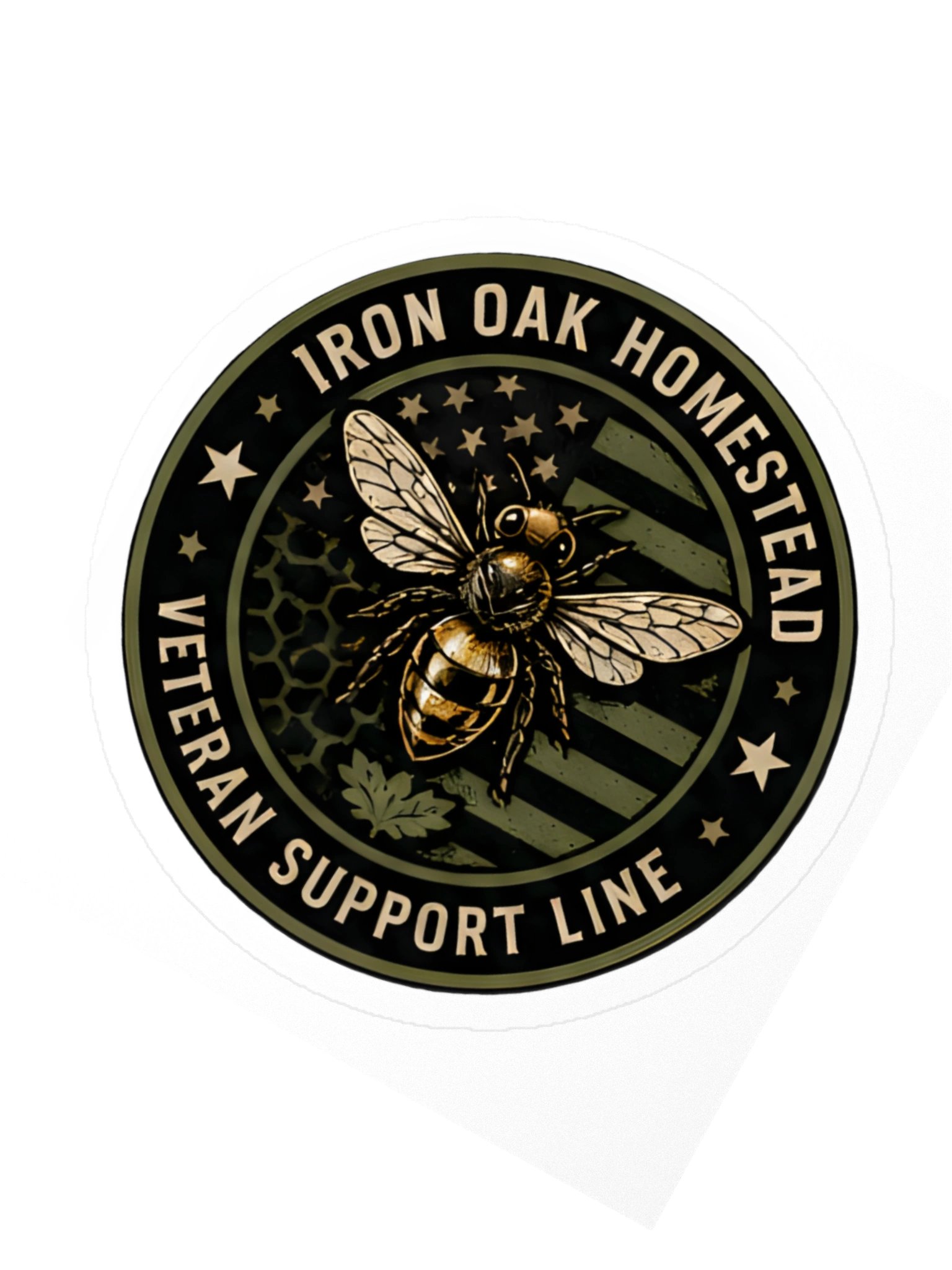 Veteran Support Line Sticker product image (6)