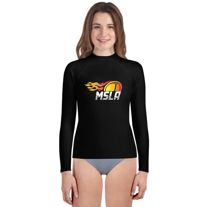 MSLA Logo Youth Rash Guard product image (1)