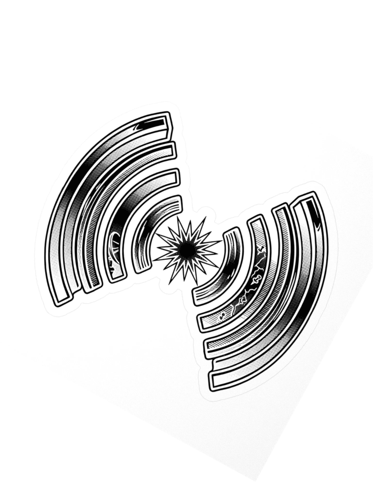 Two Arcs — Sticker product image (2)