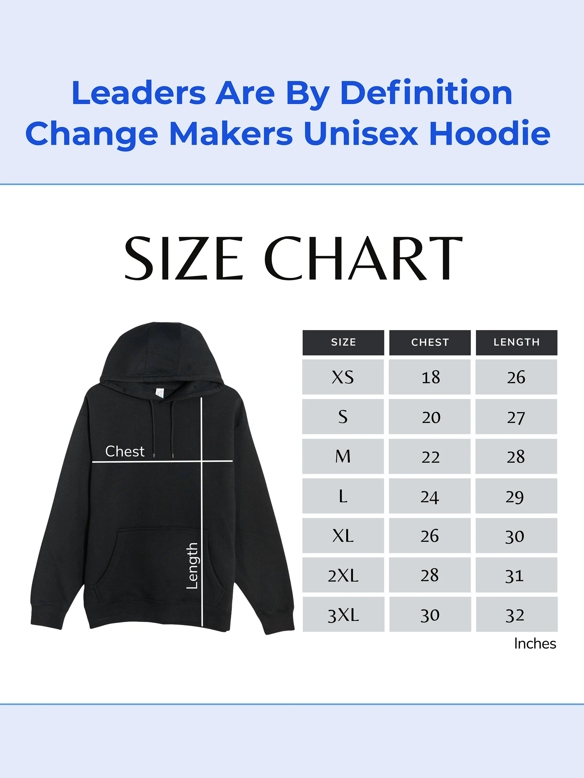 Leaders Are By Definition Change Makers | Unisex Hoodie product image (2)