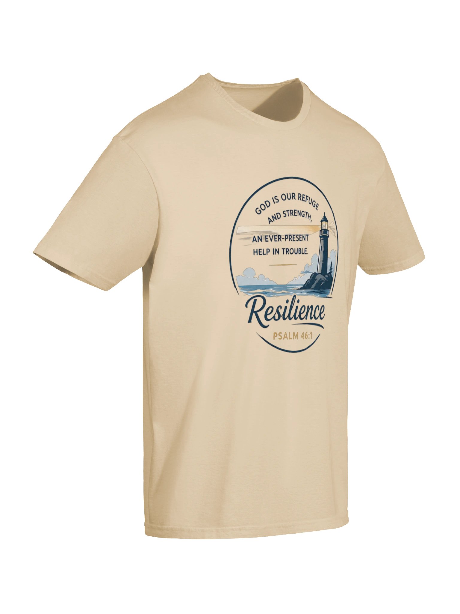 God Is Our Refuge Resilience Men’s Tee product image (6)