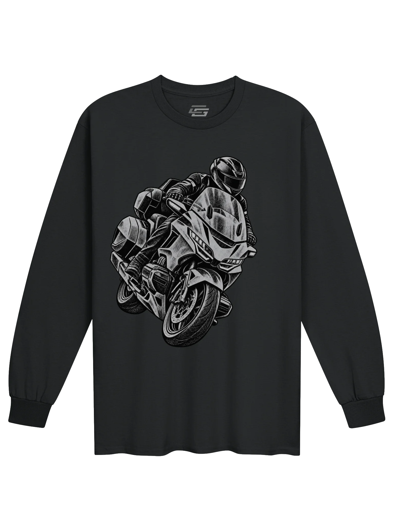 Leaning Goldwing Tour Long Sleeve Tee product image (1)