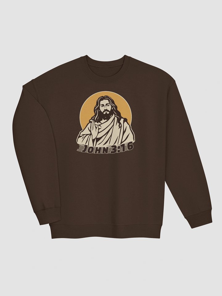 John 3:16 His One and Only Son Sweatshirt product image (2)