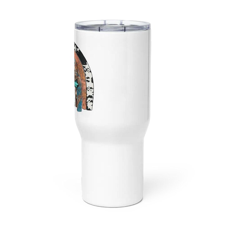 Jesus Rainbow Cowhide - Travel Mug w/ Handle product image (3)