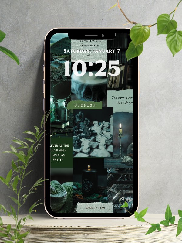 Magical Houses Aesthethic Collage Phone Wallpaper Bundle 4K Quality Bundle for Android and IOS product image (5)