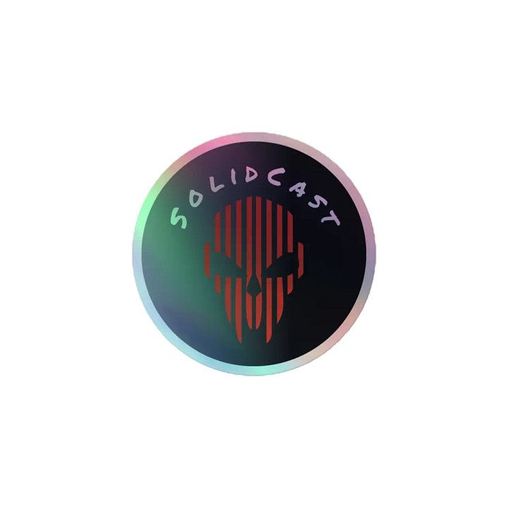 SolidCast Holographic Sticker product image (1)