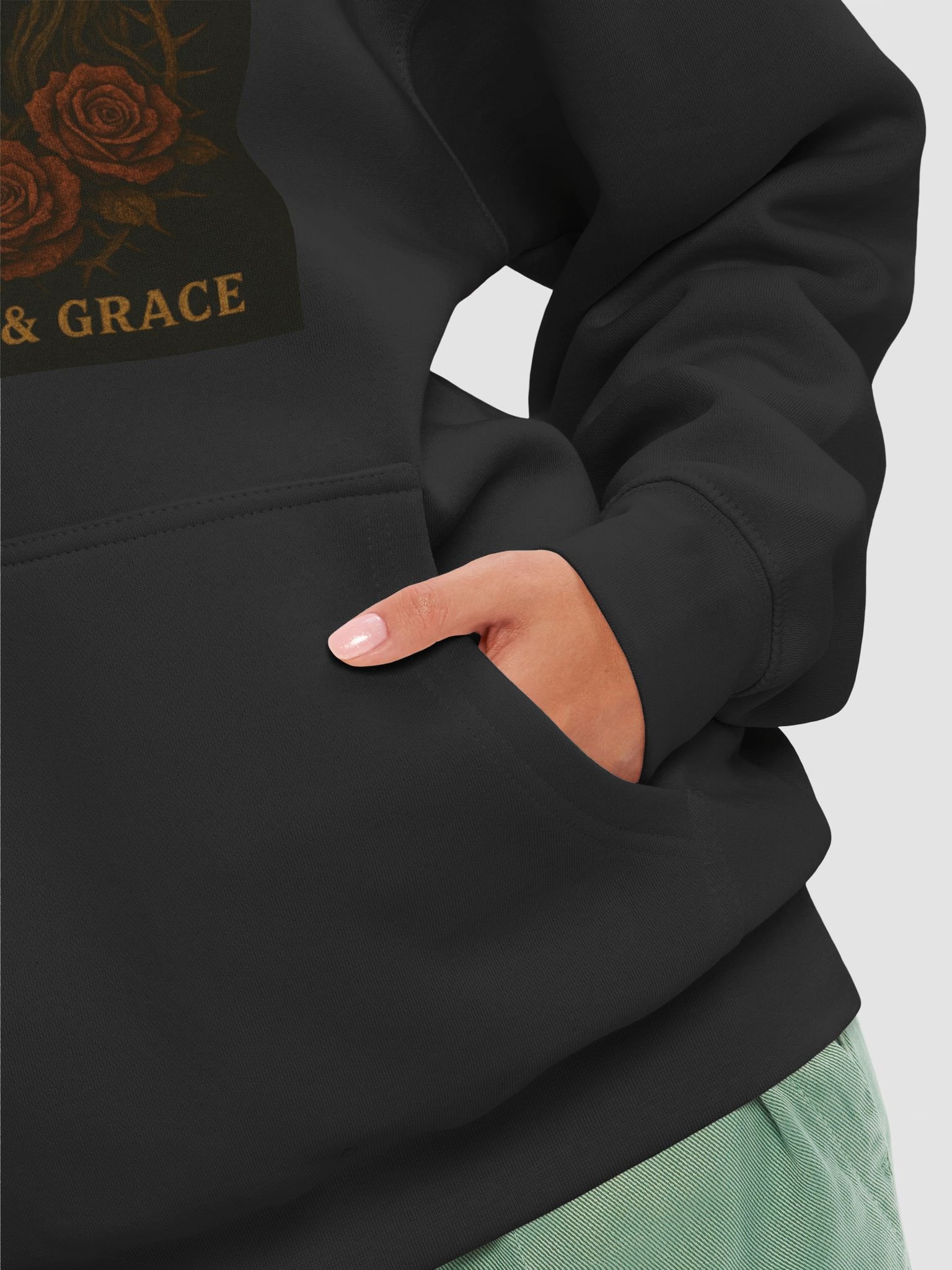 Rusted Crown and Roses Premium Hoodie product image (8)