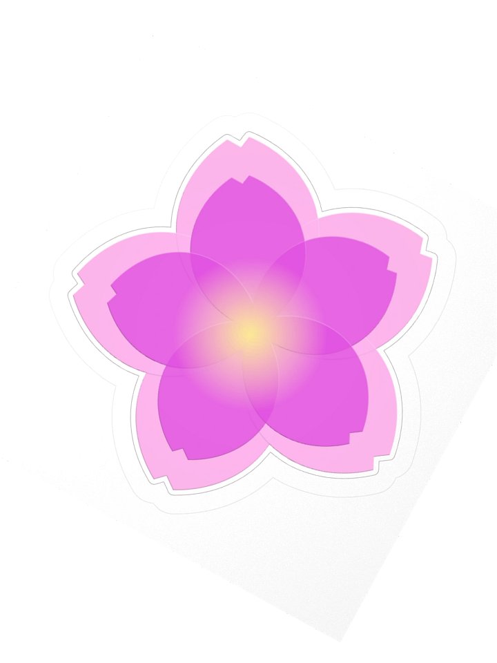 LIMITED Deep Serenity Sakura Sticker product image (2)