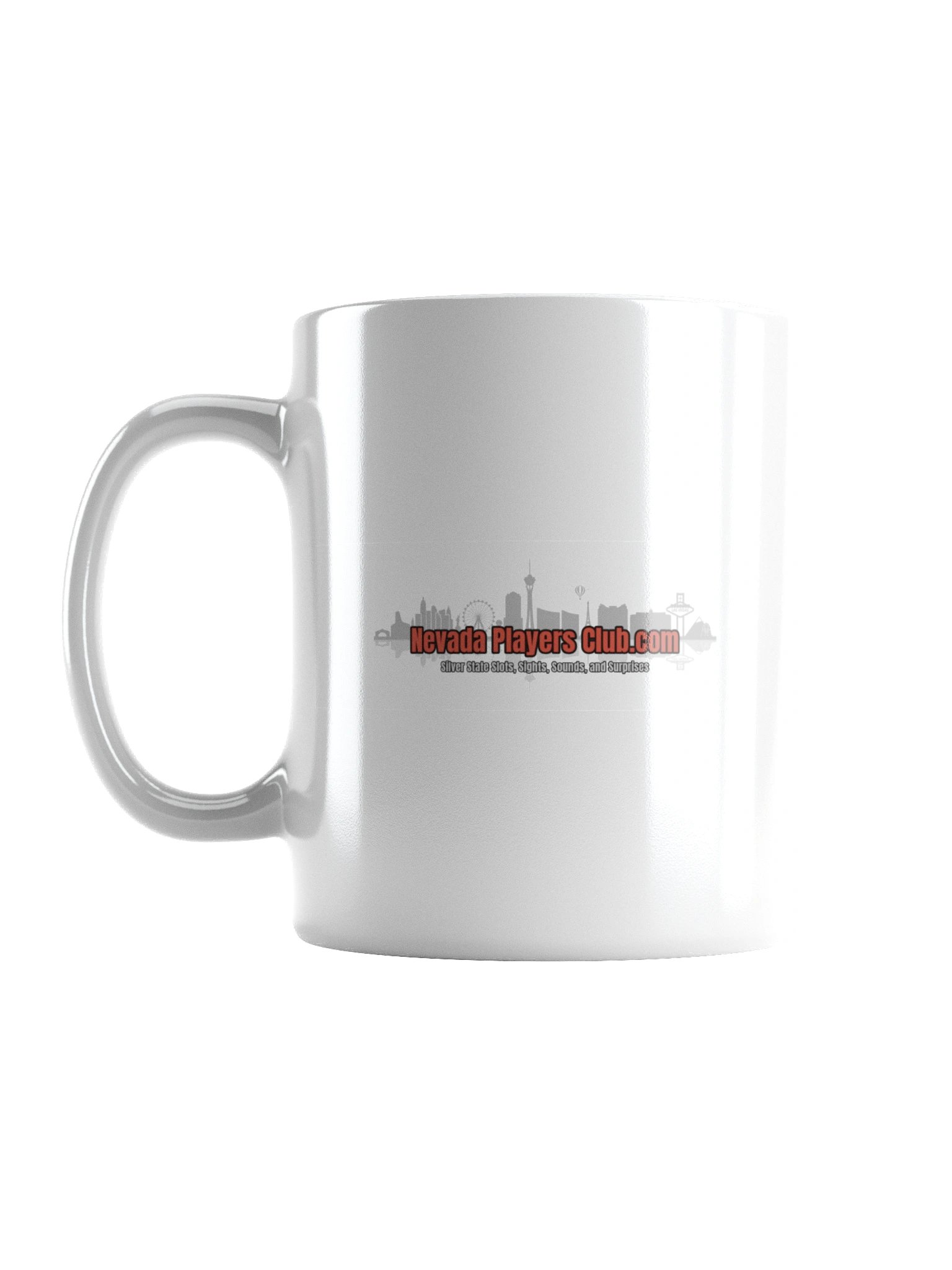 White Nevada Players Club Mug - Skyline Edition product image (1)