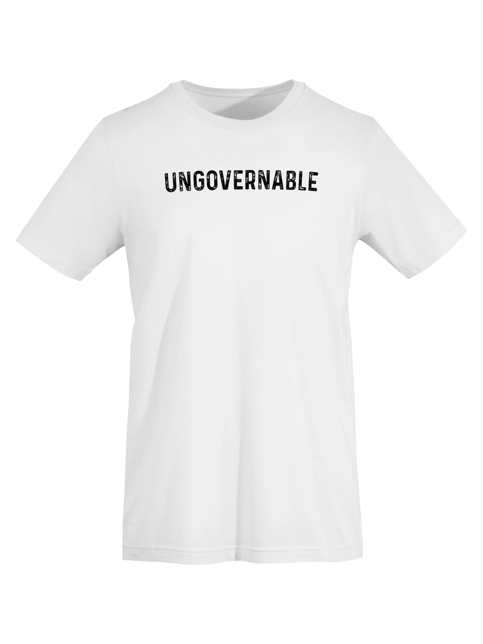 Ungovernable White T-Shirt product image (5)