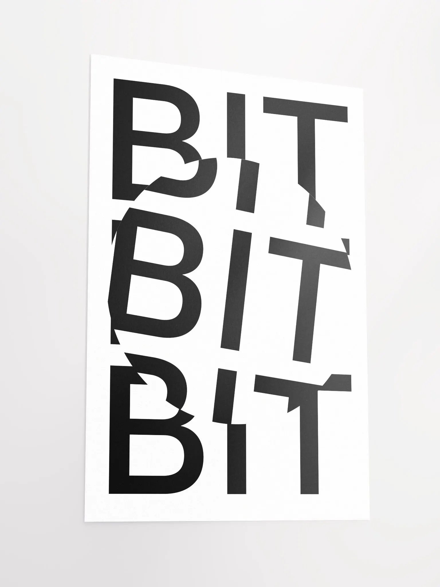 Bit Coin Poster (white) product image (2)