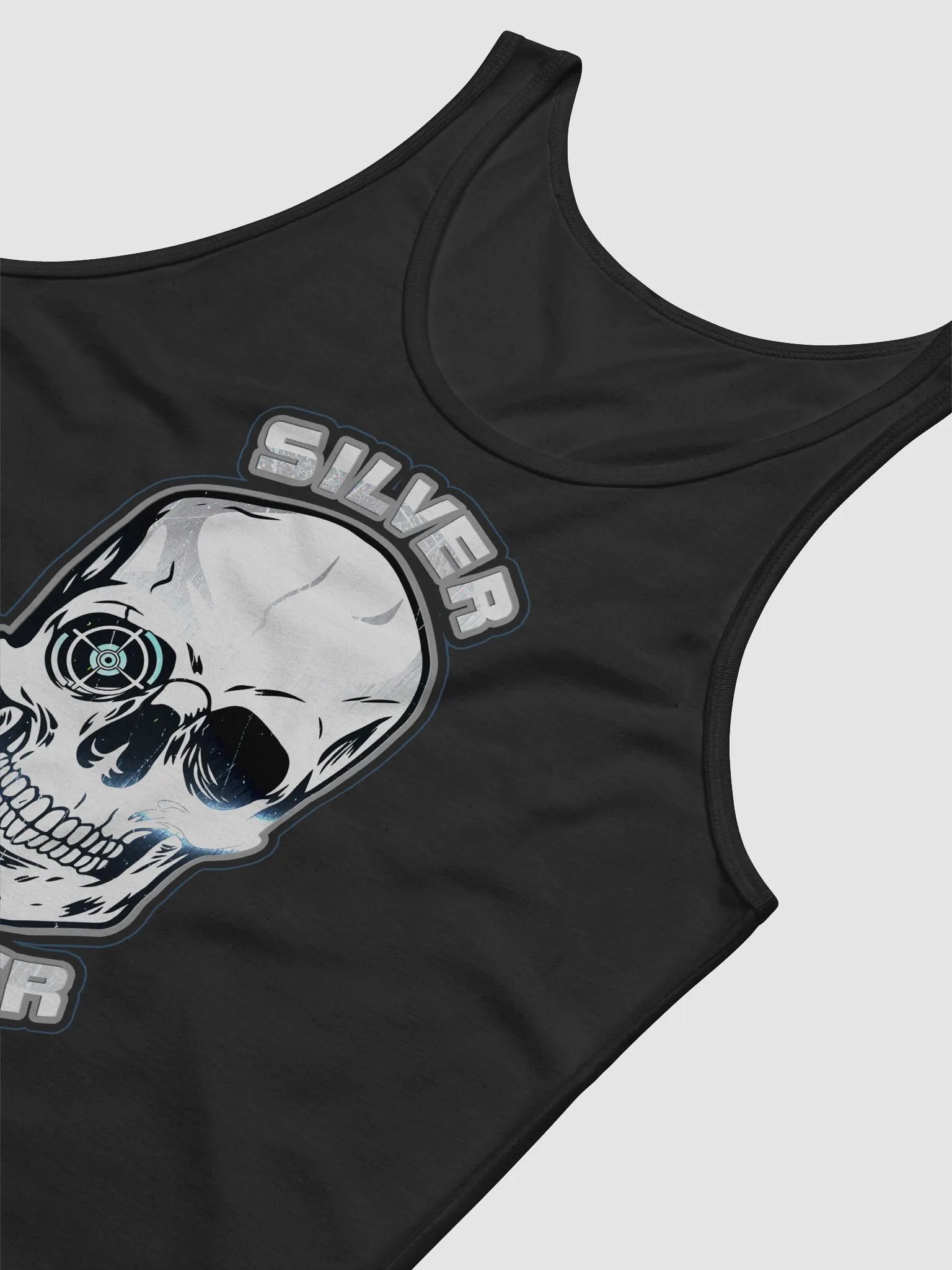 SILVER SNIPER Logo Tank- Black product image (3)