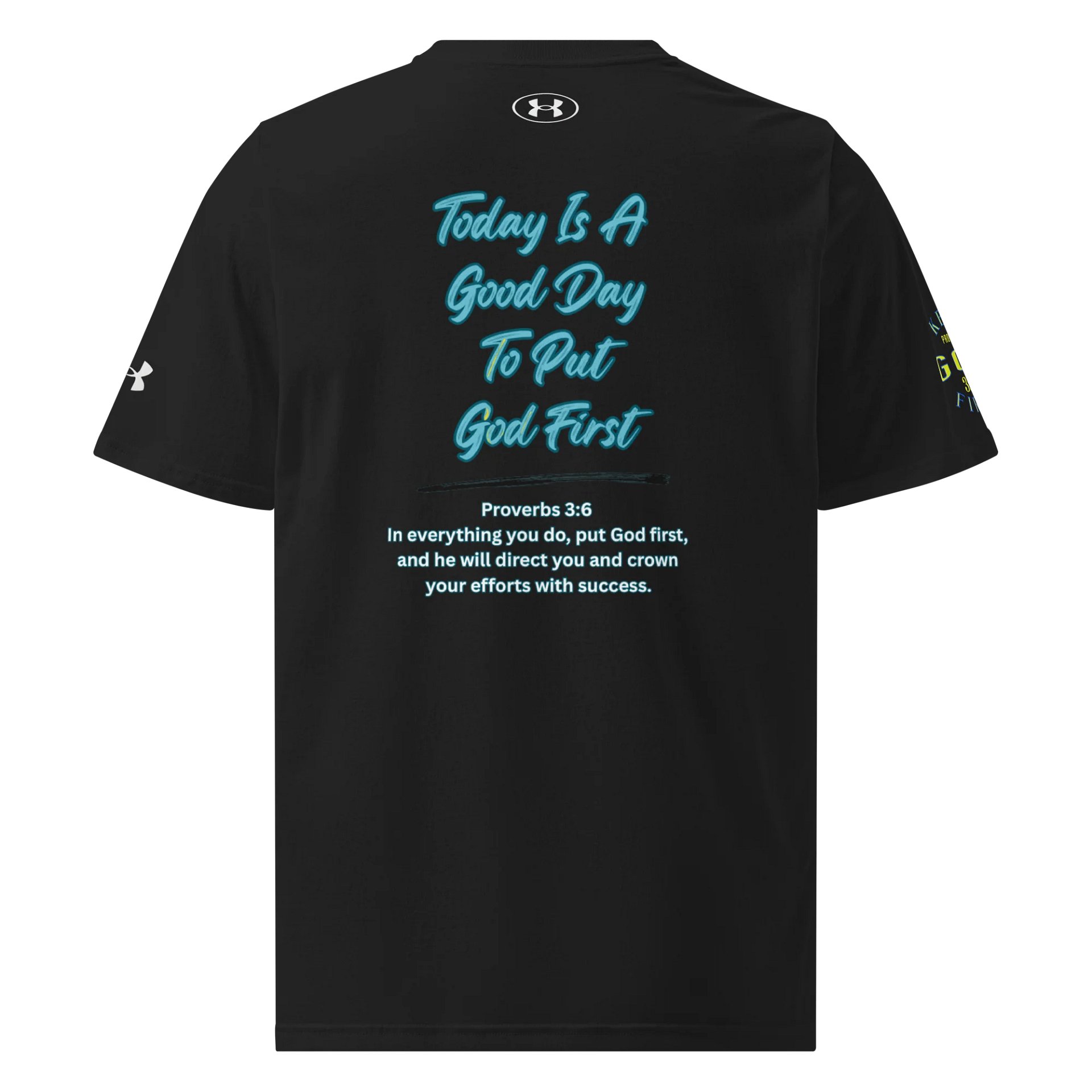 Proverbs 3:6 Faith in Action Performance Tee Inspirational Athletic T-Shirt product image (3)