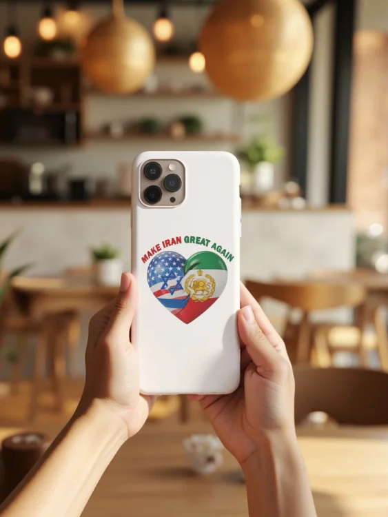 MAKE IRAN GREAT AGAIN Defender Shield iPhone® Case product image (2)