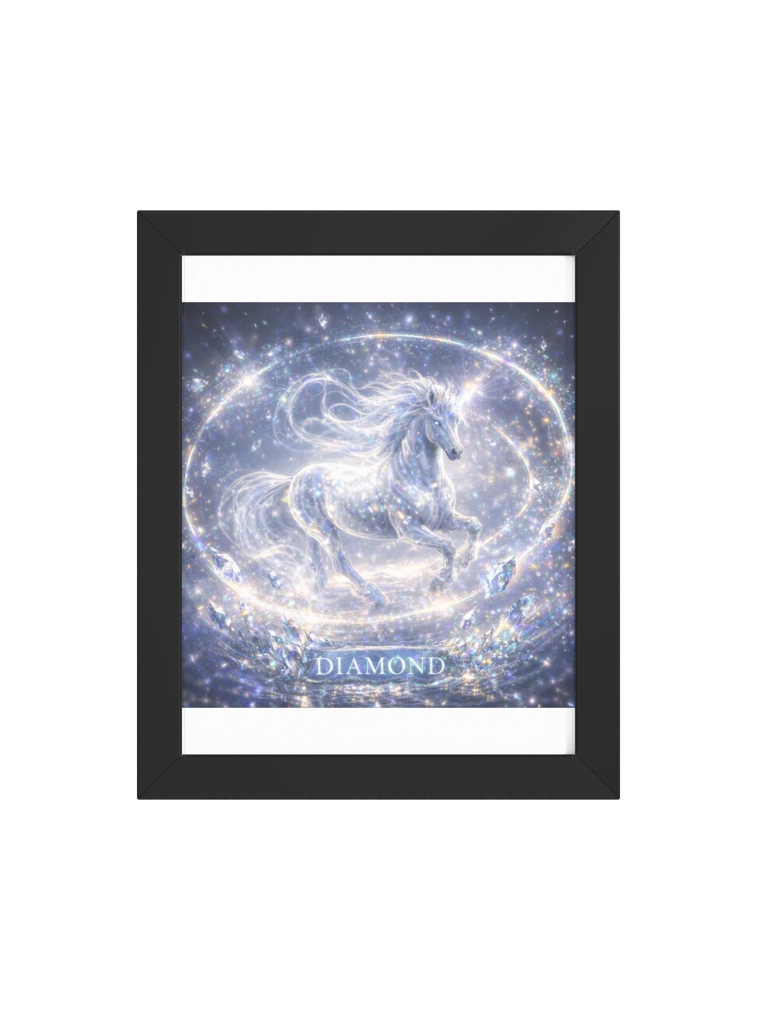 Diamond Unicorn Framed Poster product image (106)