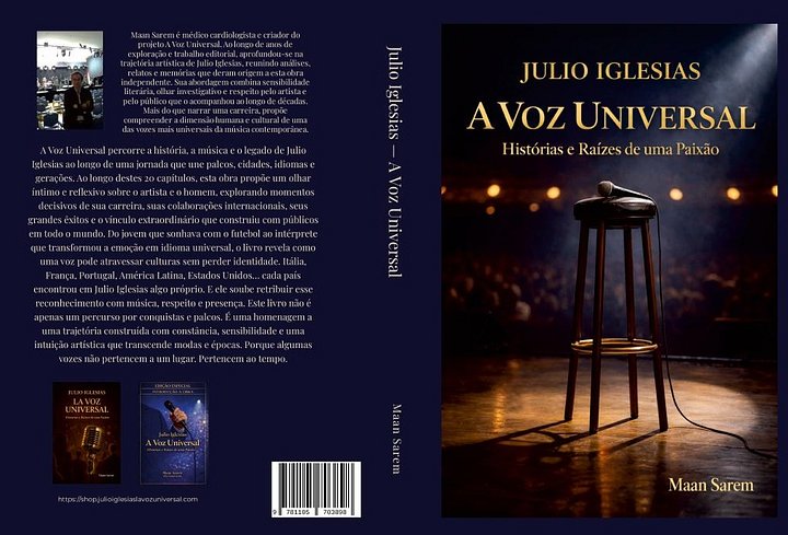 Julio Iglesias A Voz Universal: Histórias e raízes de uma paixão (Edição Capa Dura) product image (2)