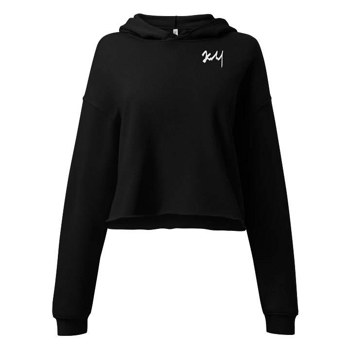 Brushed Monogram Crop Hoodie product image (1)