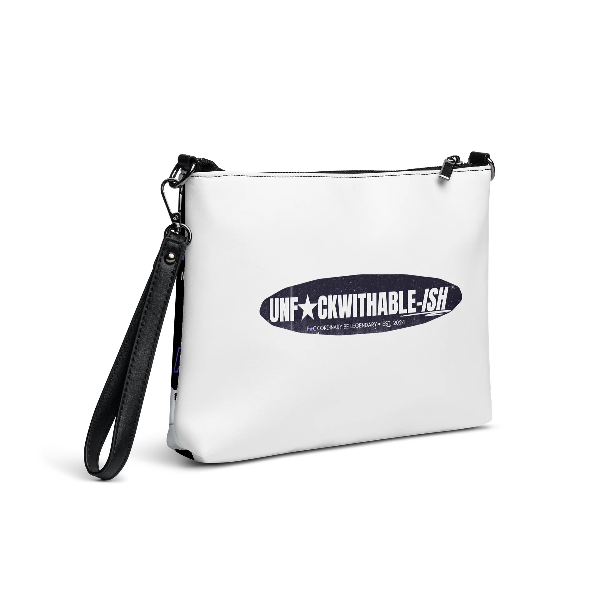 Black Sheep Black & Purple Handy Bag w/ Zipper product image (6)