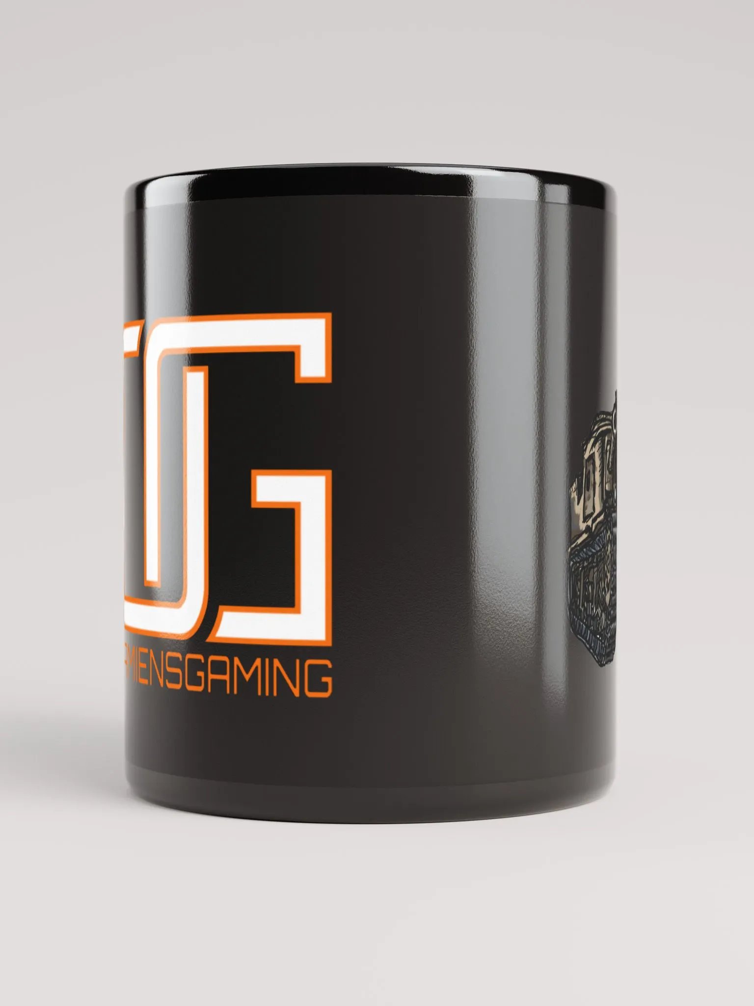 Black DG & M3Lee ceramic mug product image (5)