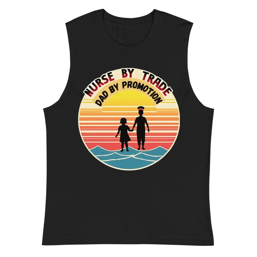 Nurse By Trade, Dad By Promotion Muscle Tank product image (3)